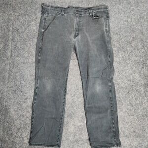 Levis 541 Black Denim Jeans Men 42x32 Athletic Taper‎ Fit Skater Punk Grunge